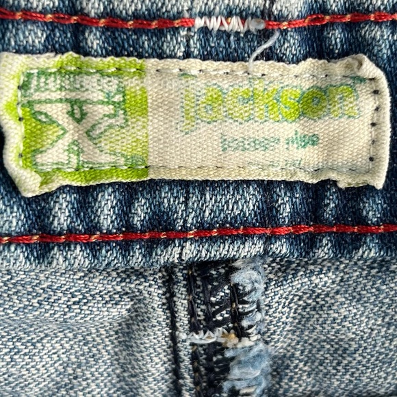 Twenty X Jackson Baggy Rise Blue Jeans Size 9/10 x 34 Western Cowgirl Denim Work - Picture 6 of 16